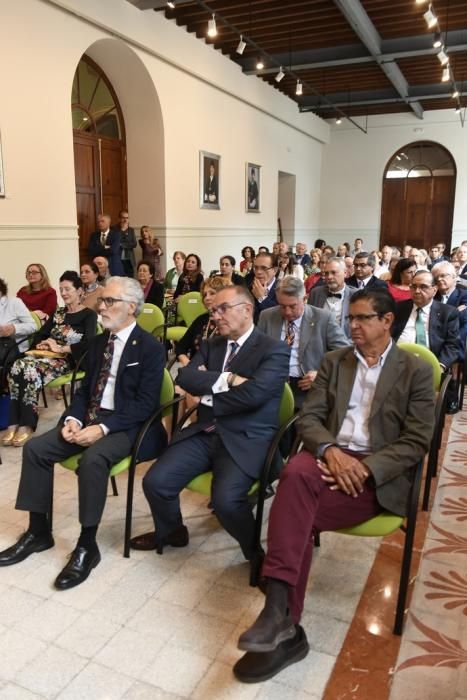 28-05-19  GENTE Y CULTURA. RECTORADO. LAS PALMAS DE GRAN CANARIA. ULPGC. La Real Academia de Medicina de Canarias organiza un acto con motivo del ingreso como académico numerario del Catedrático de la Universidad de Las Palmas de Gran Canaria (ULPGC), Manuel Sosa Henríquez. Fotos: Juan Castro.  | 28/05/2019 | Fotógrafo: Juan Carlos Castro