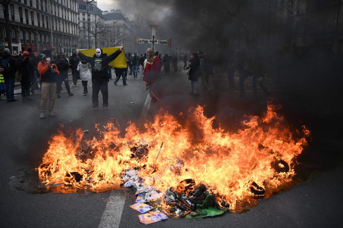 Despliege policial de máximos en Francia para la nueva jornada de protestas