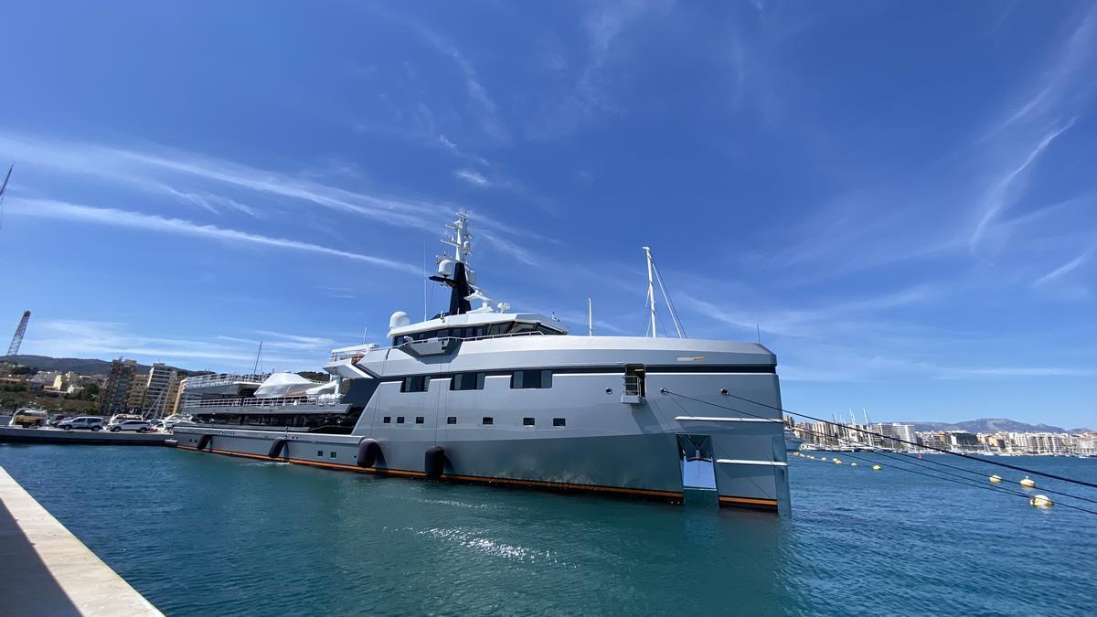 El yate Abeona de Jeff Bezos, en Mallorca.