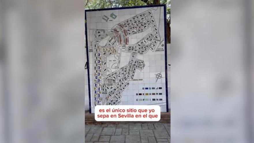 Mapa Rancio: Barrio de Sevilla con forma de pistola