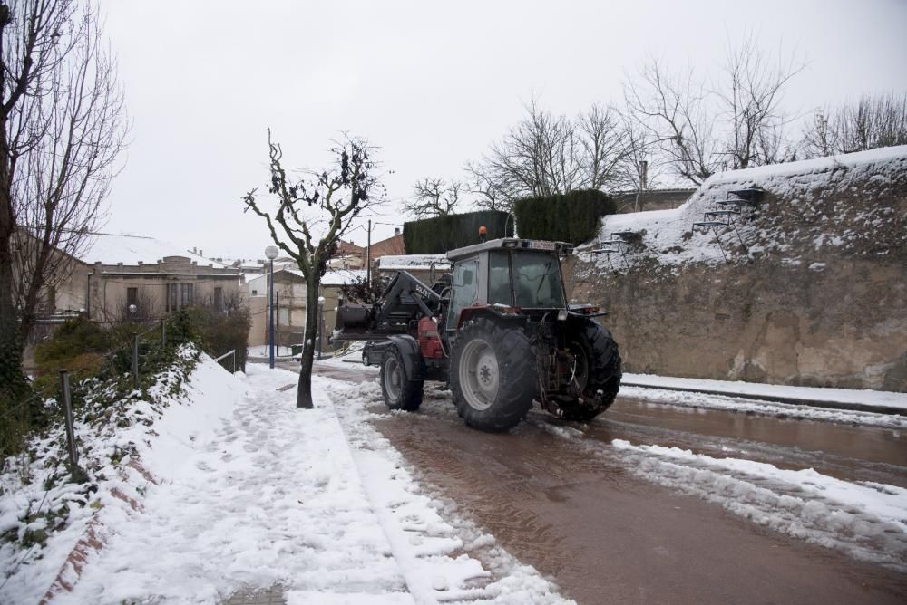 Fotos de la nevada a la Catalunya Central