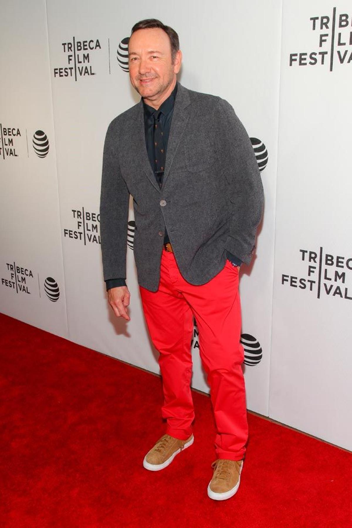 Kevin Spacey, en el estreno de 'Elvis &amp; Nixon' en el Festival de Cine de Tribeca