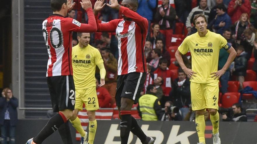Un Villarreal de dos caras cae ante el Athletic (3-2) en la ida de los octavos de la Copa del Rey