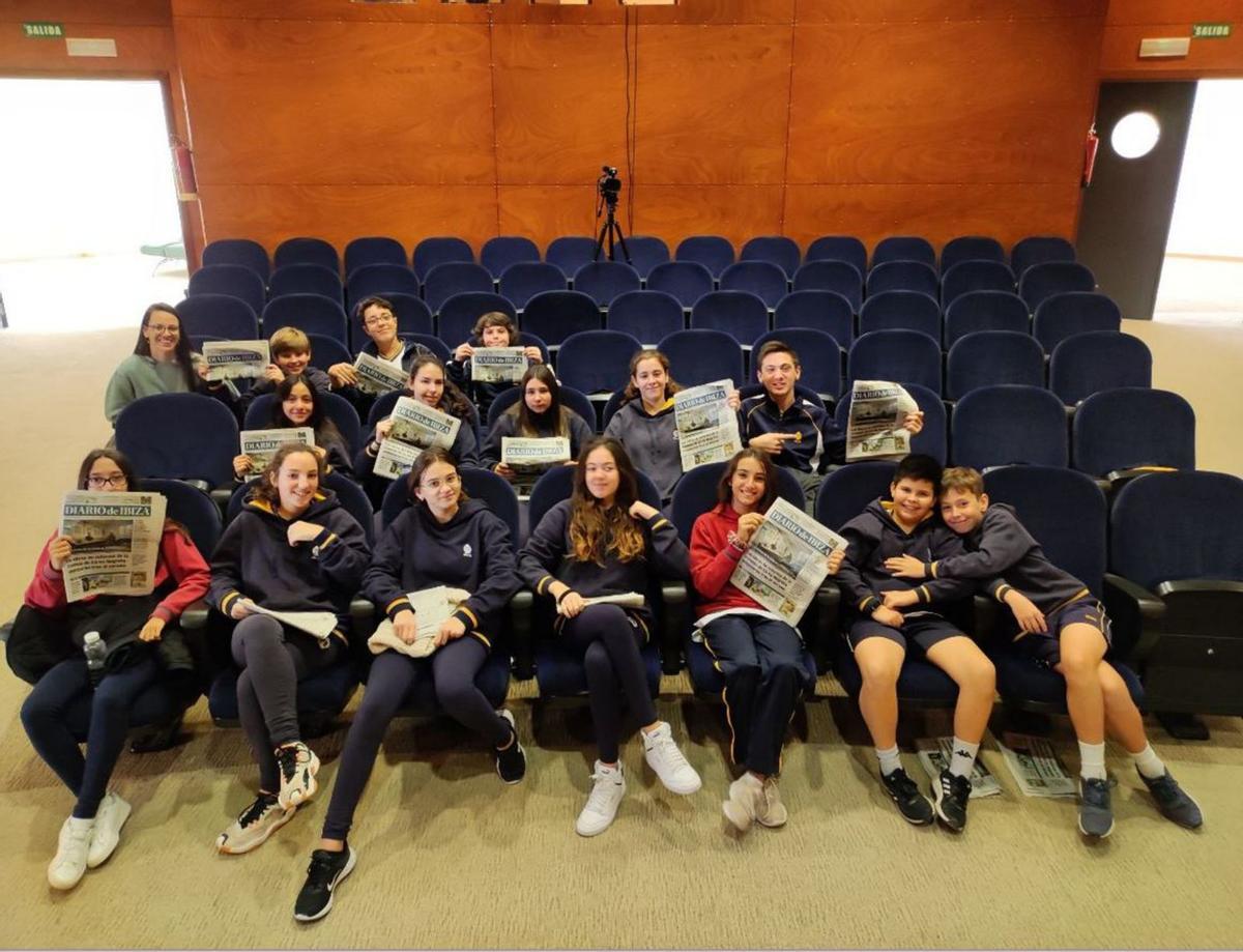 Estudiantes de ESO de Sa Real visitan Diario de Ibiza