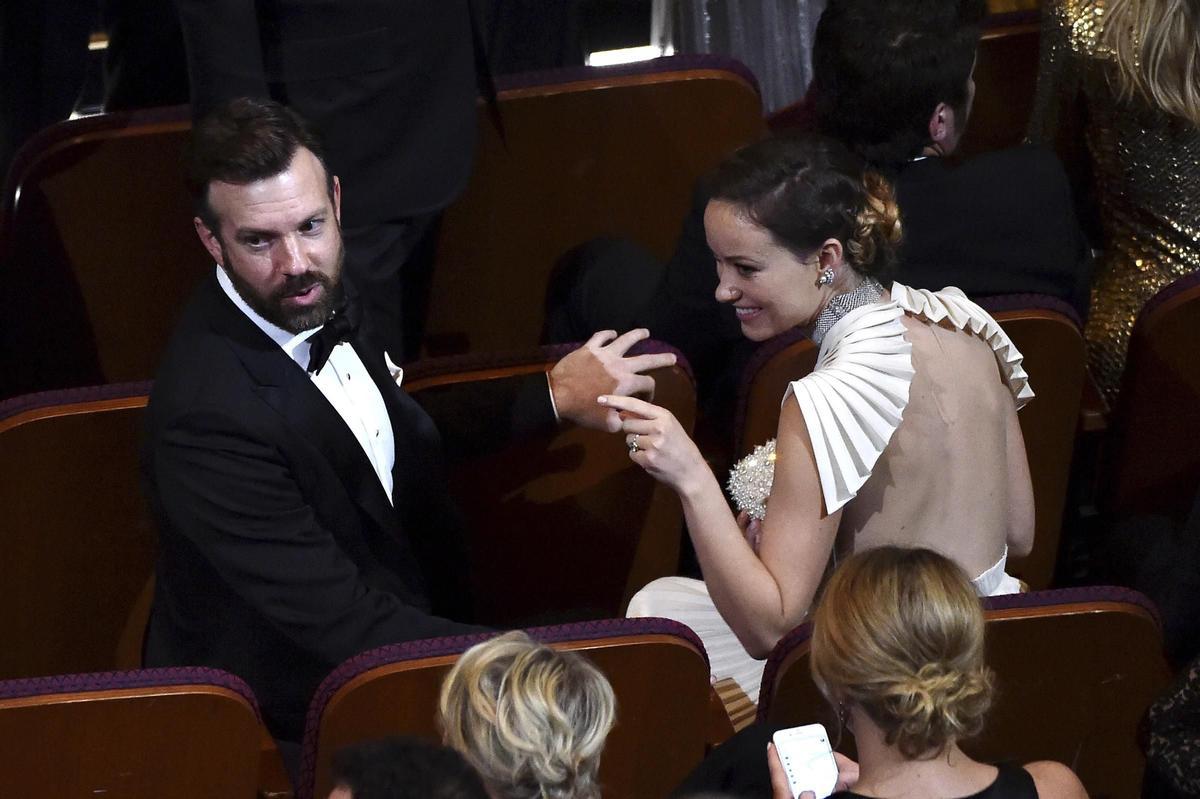 Olivia Wilde señala en la gala de los Oscar 2016