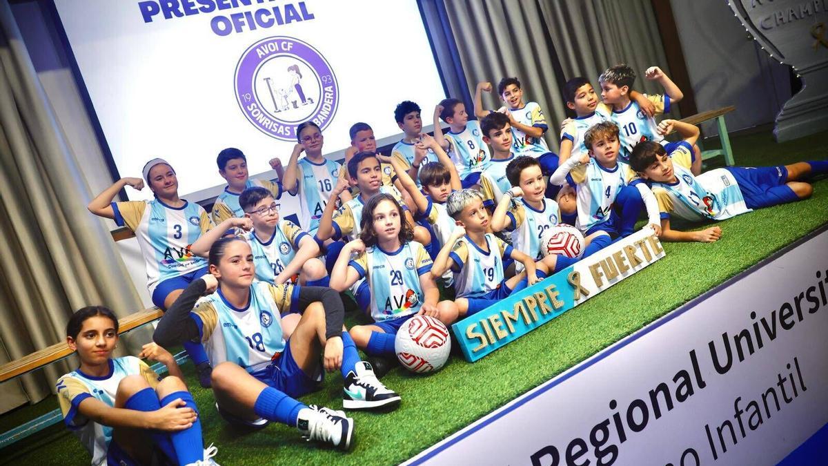 AVOI presenta AVOI CF, equipo de fútbol de niños onco-hematológicos