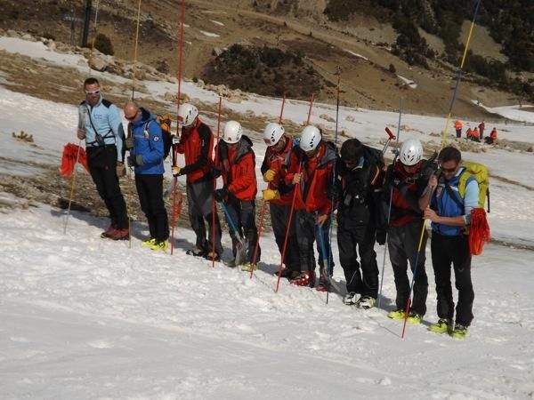 Simulacre de rescat a Vallter