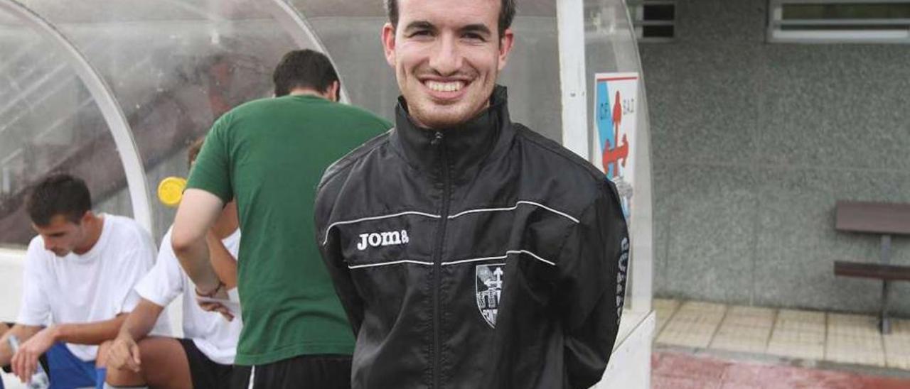 Rubén Domínguez, entrenador del Ourense Club de Fútbol.