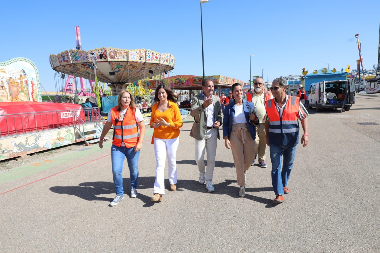 En imágenes | El recinto ferial se prepara para las inminentes Fiestas del Pilar