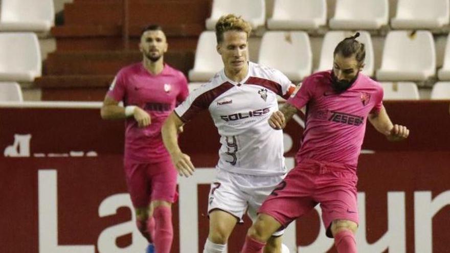 El Málaga CF protagonizó el sábado en el Carlos Belmonte su tercera derrota de la temporada por 1-0.