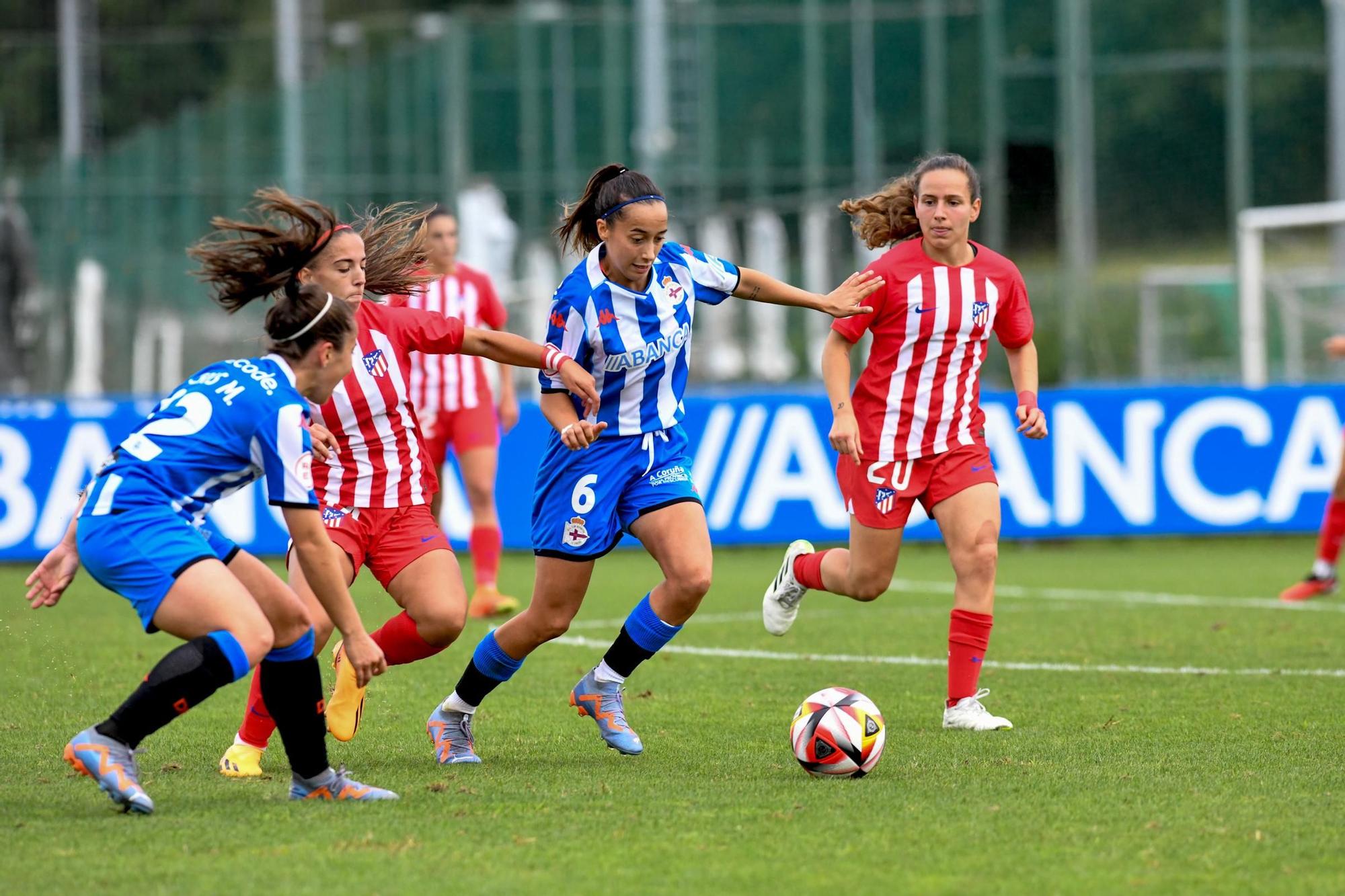 Inés Altamira rescata al Dépor Abanca frente al Atlético de Madrid B (2-1)