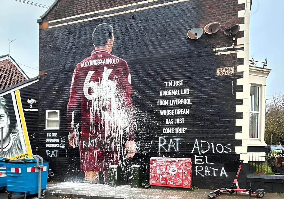 El mural de Trent Alexander-Arnold