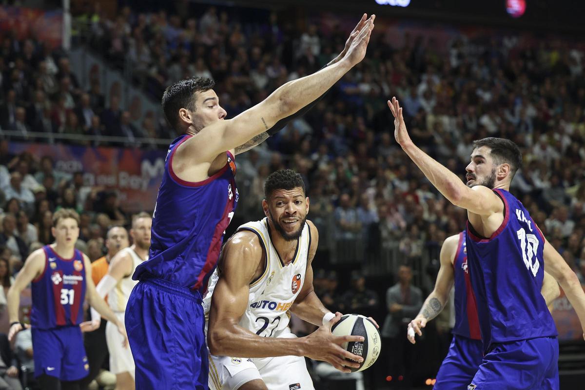 Final de la Copa del Rey 2024 de baloncesto, Real Madrid - FC Barcelona, en imágenes Final de la Copa del Rey 2024 de baloncesto, Real Madrid - FC Barcelona, en imágenes