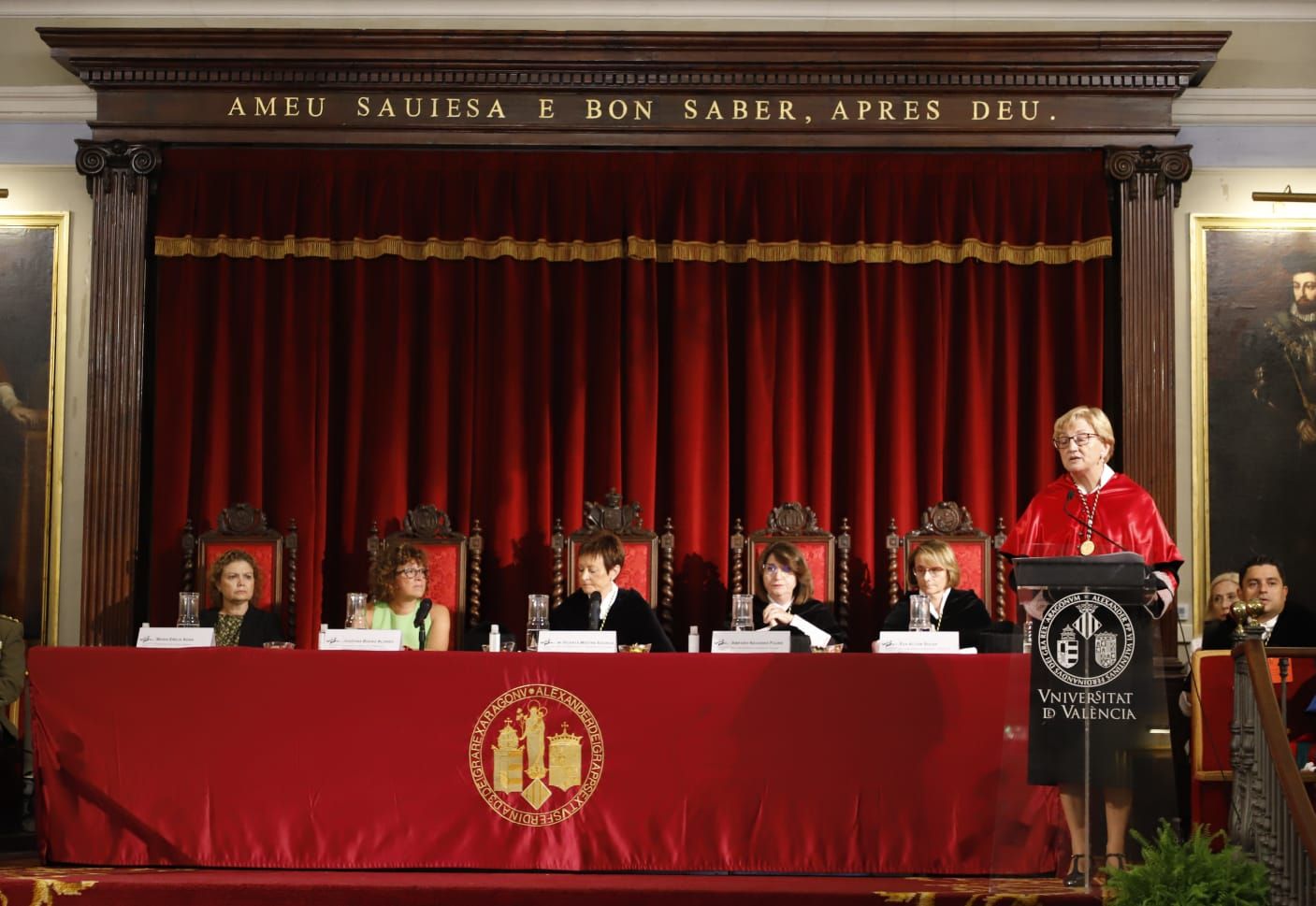 Inauguración del curso en la Universitat de València (UV)