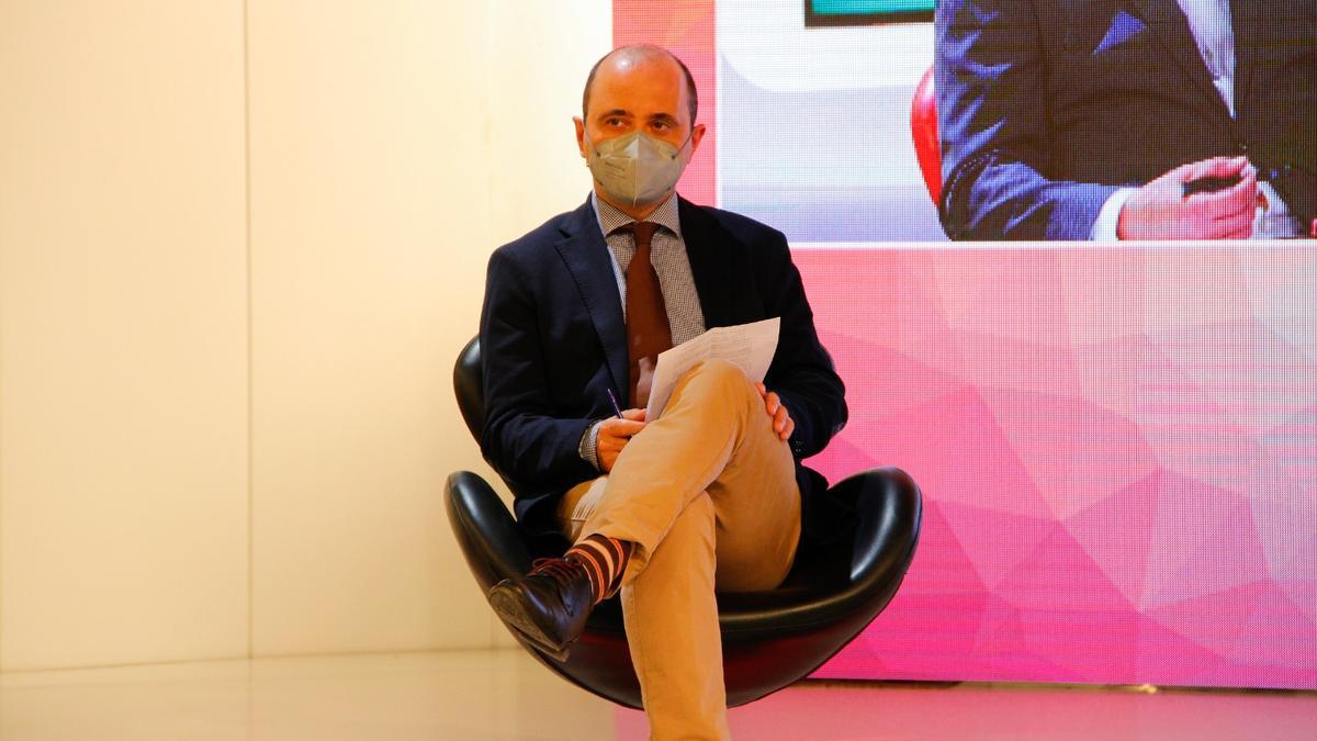 El director del INFO, Joaquín Gómez, durante el evento ‘i-Talk Industria 4.0’