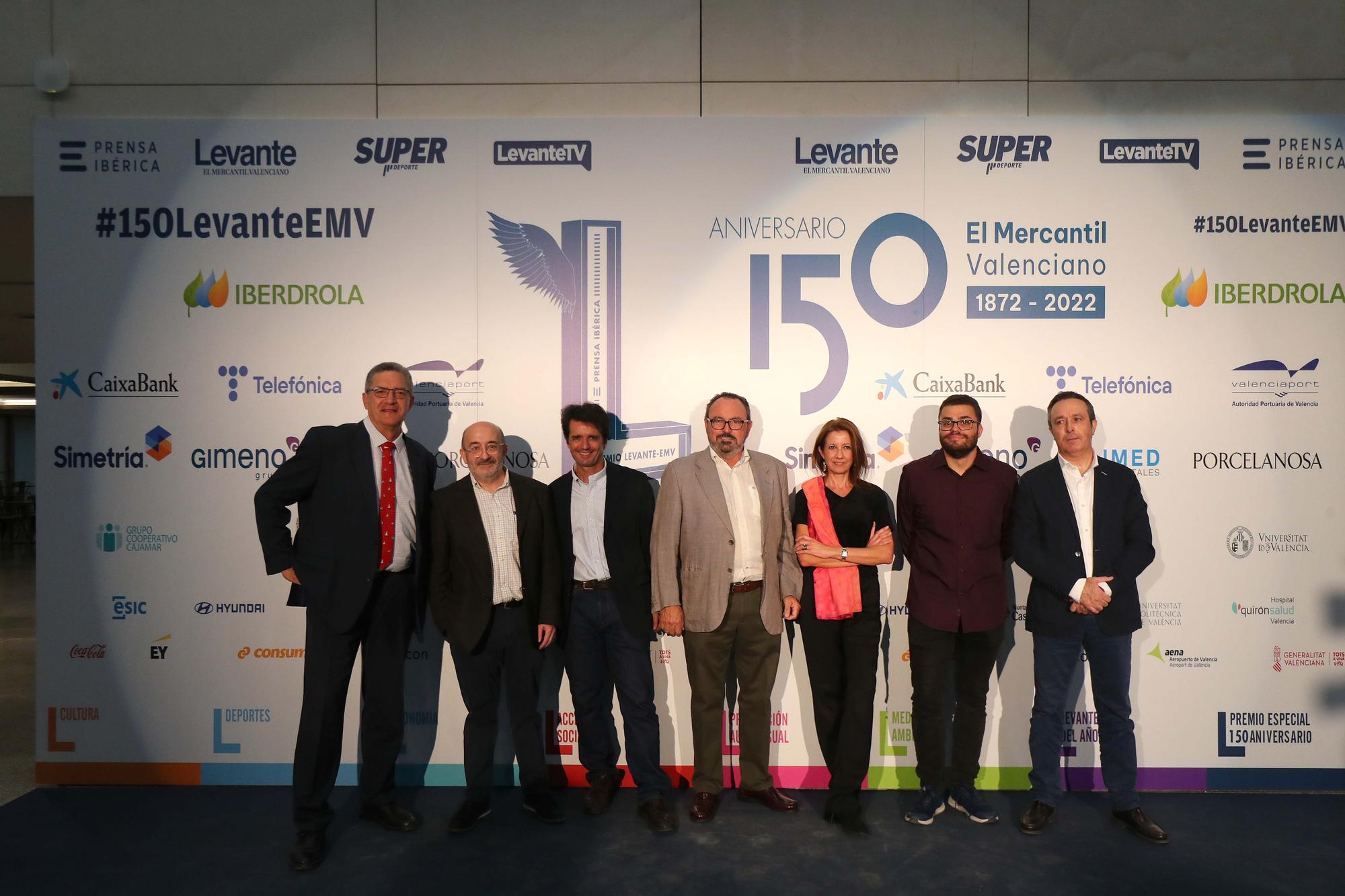 Todas las fotos de la gala de entrega de los premios Levante-EMV - 150 Aniversario