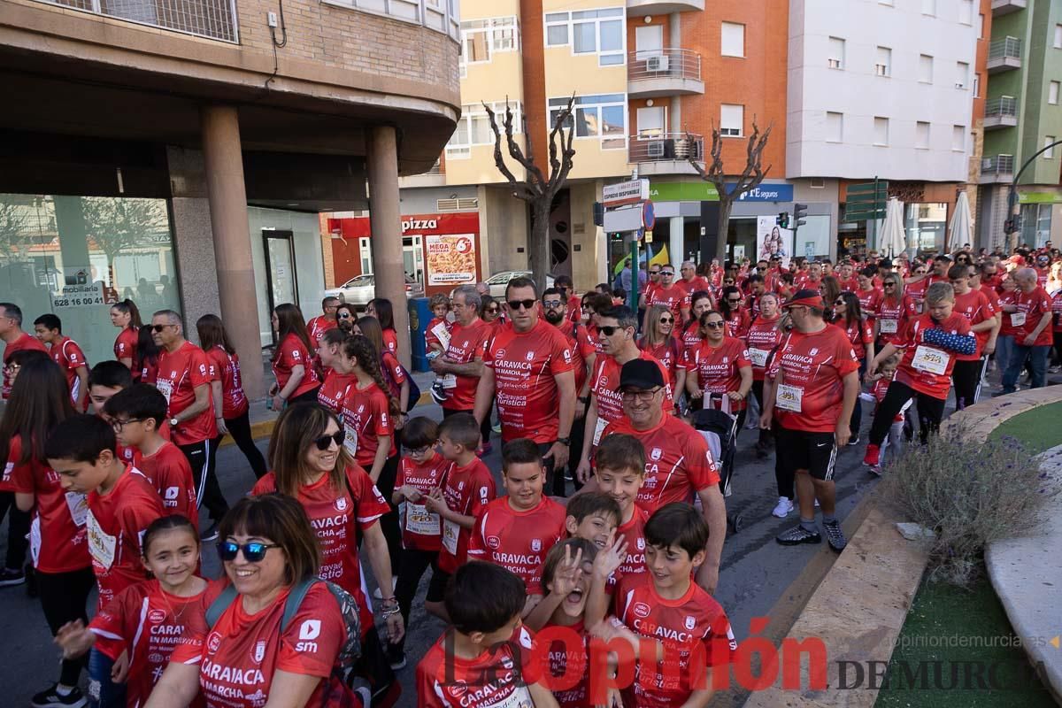 Marcha de la ONG Delwende en Caravaca