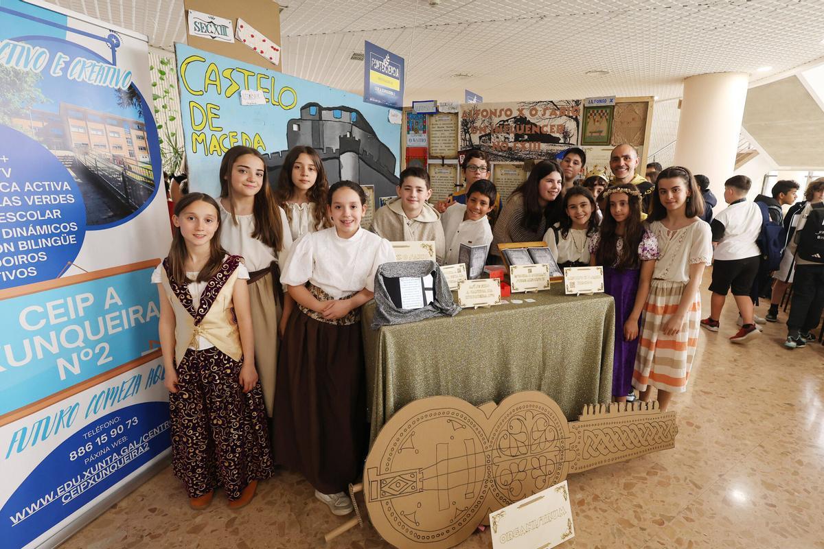 Pontevedra. Ponteciencia, actividad escolar de ciencias en el campus de la UVigo.