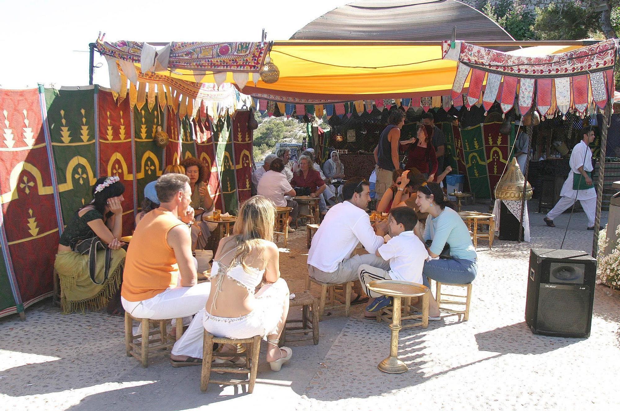 Edición de 2005 de la Feria Medieval en Ibiza.