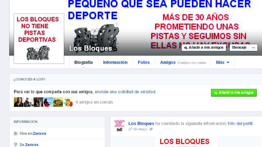 2.500 vecinos se movilizan en Facebook para exigir una pista deportiva en Los Bloques