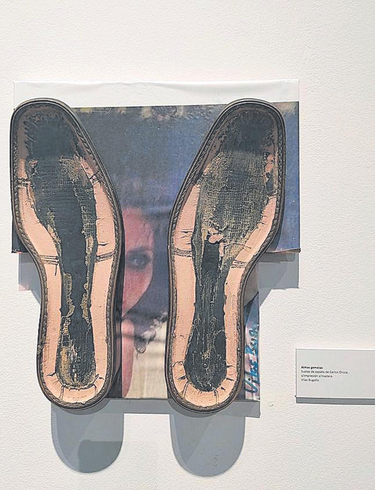 Suelas de zapato de Oroza, obra de Vilas Bugallo