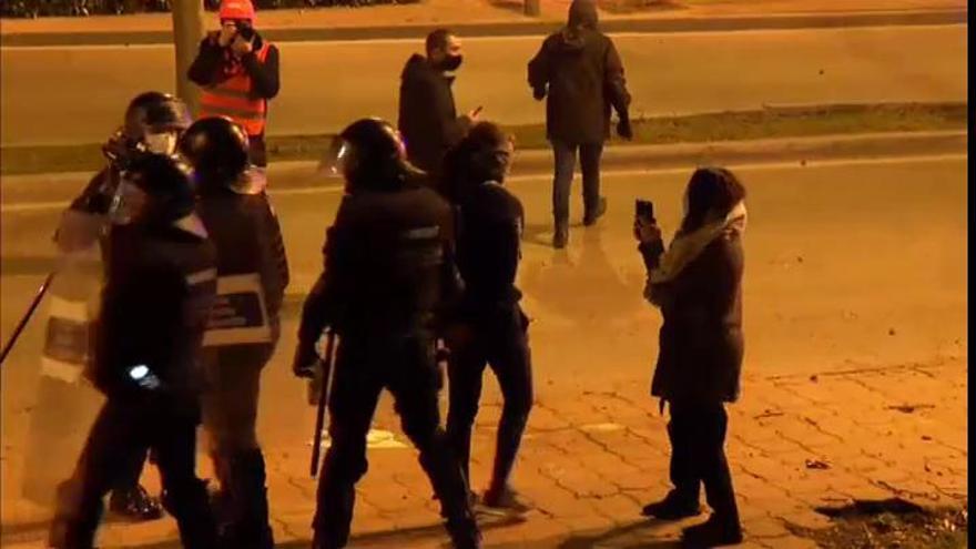 Cuarta noche de protestas en Girona