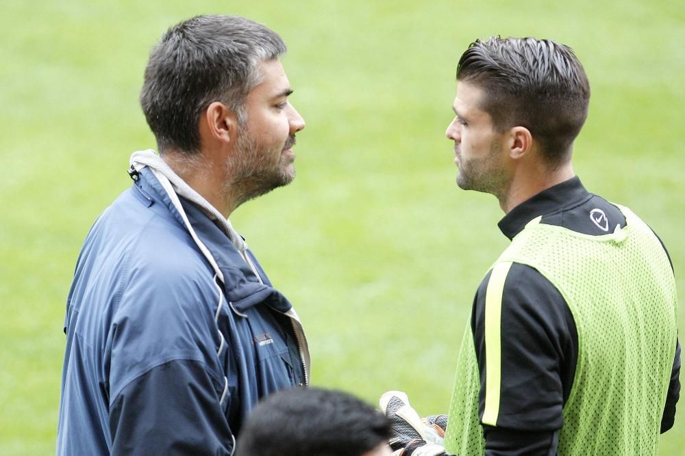 Entrenamiento del Sporting de Gijón