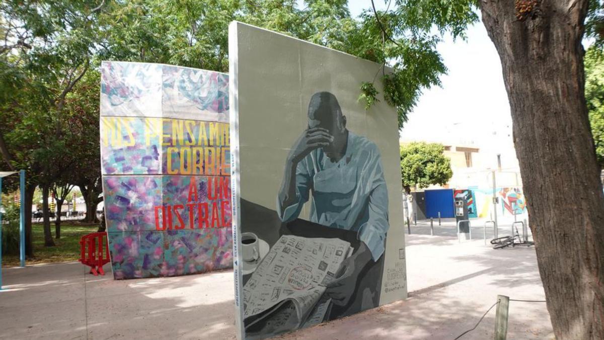 Mural de Cavalcante en el Parque de la Paz. | DI