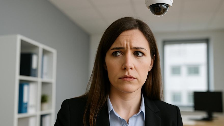 Tu empresa puede estar grabándote ahora mismo... y es legal: esto es lo que dice la ley