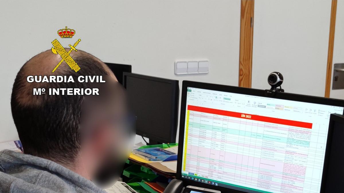 La Guardia Civil ha investigado a tres personas y detenido a otra