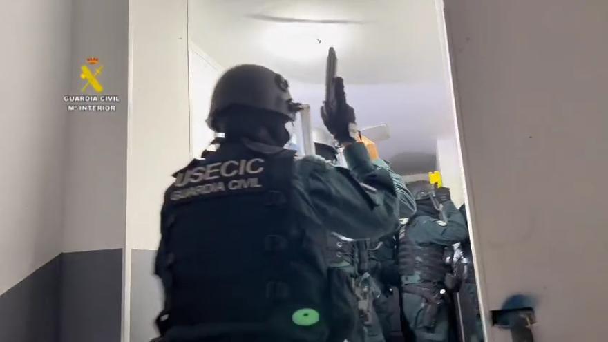 La Guardia Civil desmantela un narcopisco en Caspe.