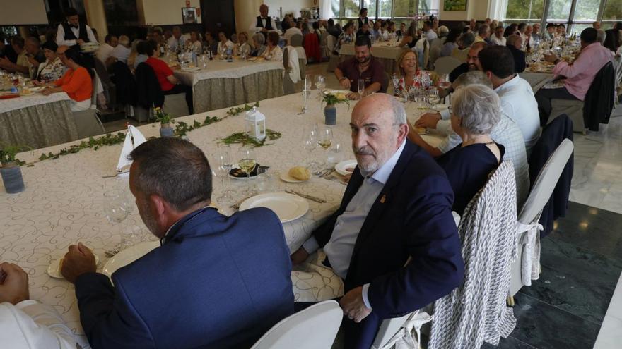 Jaime Menéndez Corrales, momentos antes de iniciar la comida-homenaje. | R. Solís