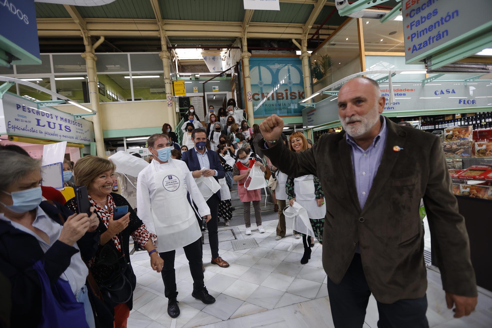 José Andrés revoluciona el mercado del Fontán de Oviedo