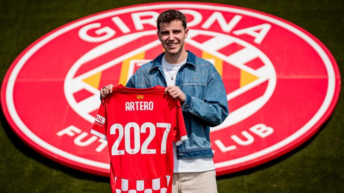 Las palabras de Ricard Artero tras la renovación con el Girona