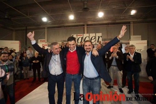 Pedro Sánchez y Rafael Gónzalez presentan a los candidatos del PSOE para las elecciones municipales