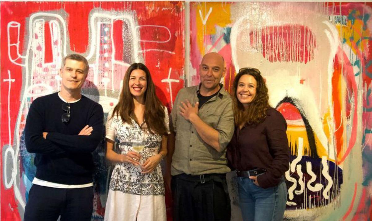 Marc Rahola, Dimitrova, Jesús de Miguel y Anna Bigas.