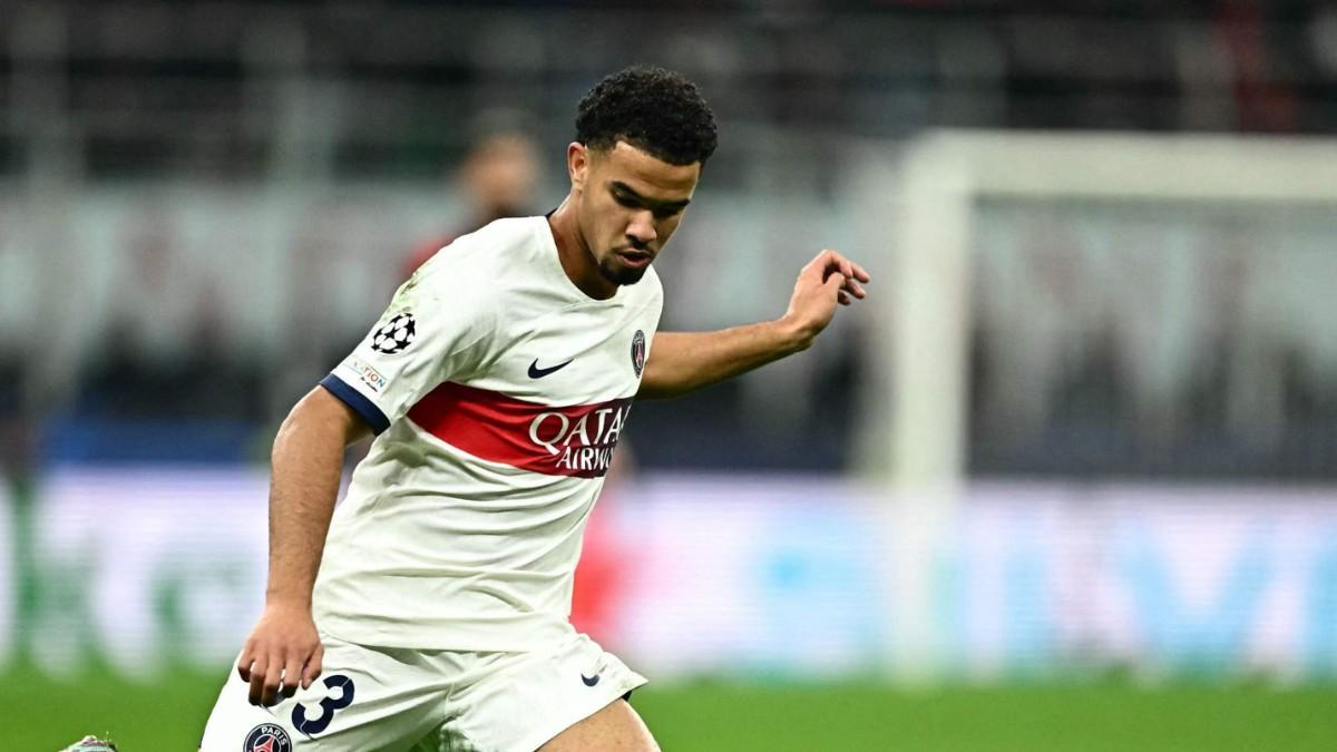 Zaire-Emery, con la camiseta del PSG