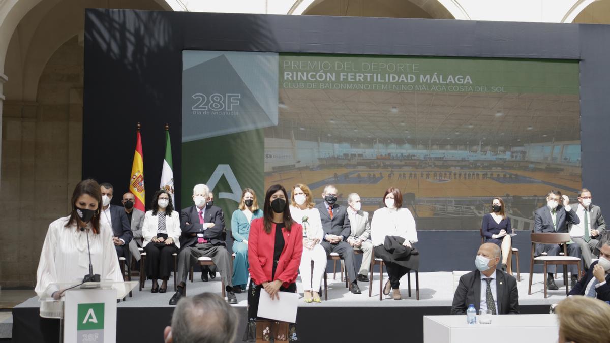 Entrega de los premios por el Día de Andalucía en Málaga