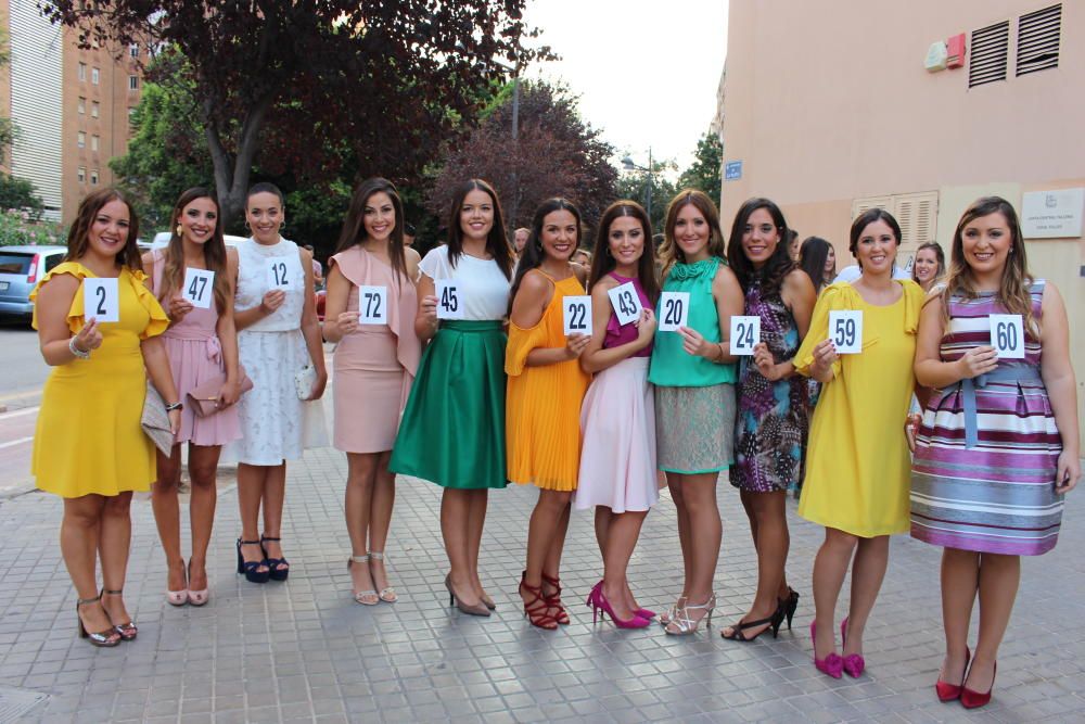 Presentación de las candidatas a falleras mayores 2018