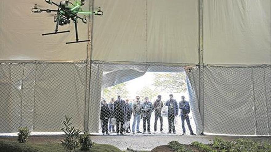 El espacio dedicado a la tecnología dron triunfa en la feria