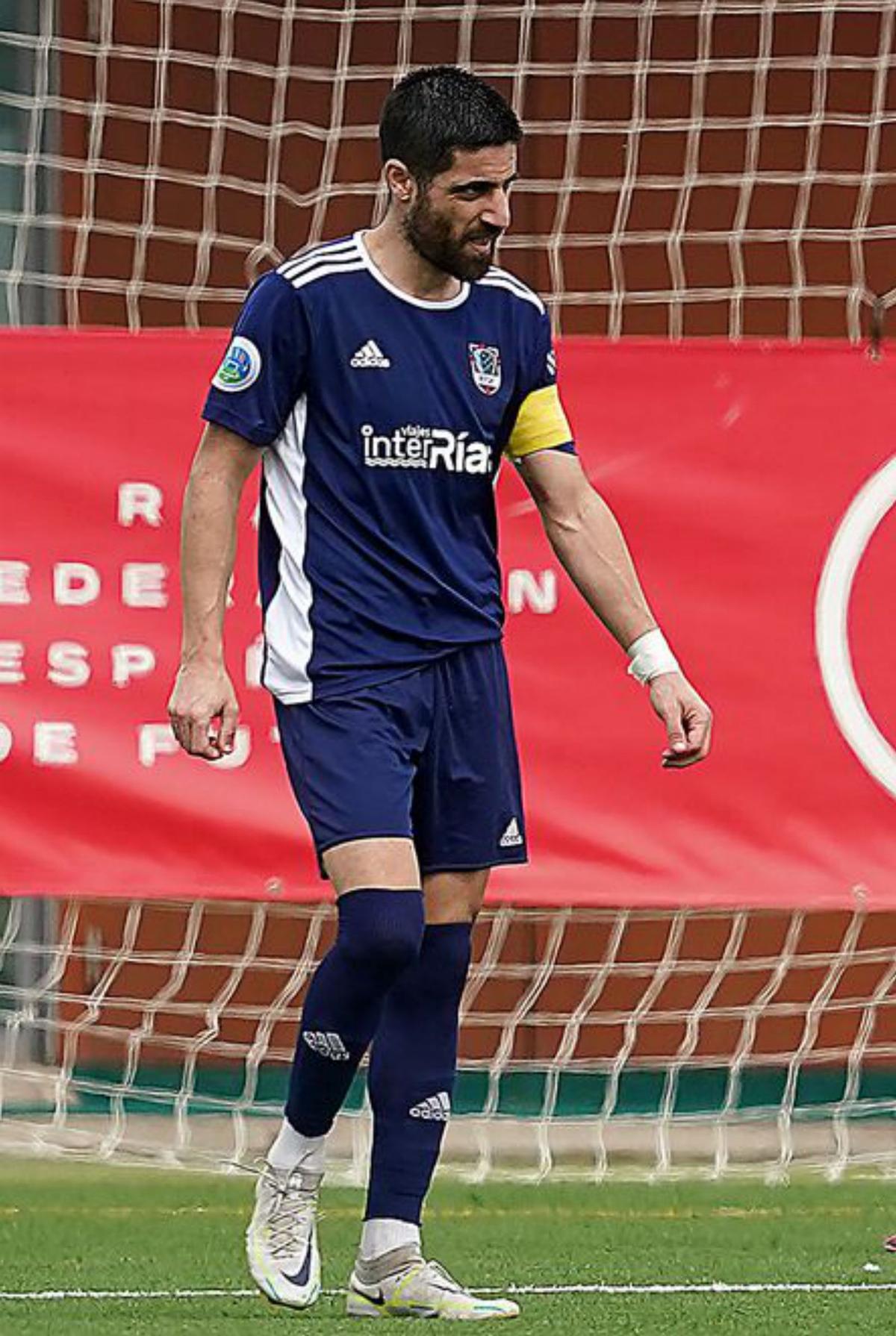 Un jugador de la selección gallega. |  // L. O.