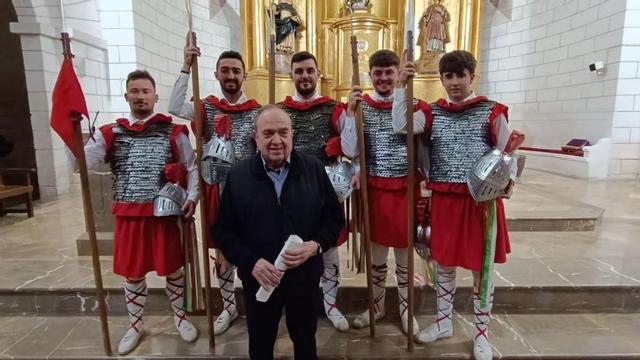 Los centuriones de Son Carrió, protagonistas de la Semana Santa de la isla. | BIEL CAPÓ