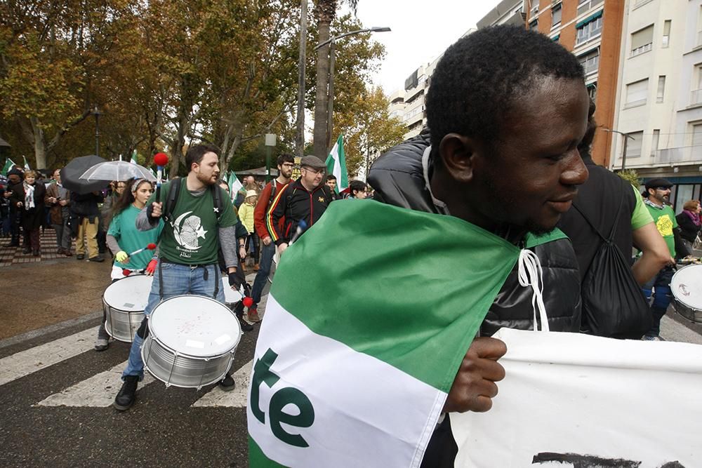 Unas 2.000 personas marchan en Córdoba para que "Andalucía despierte"