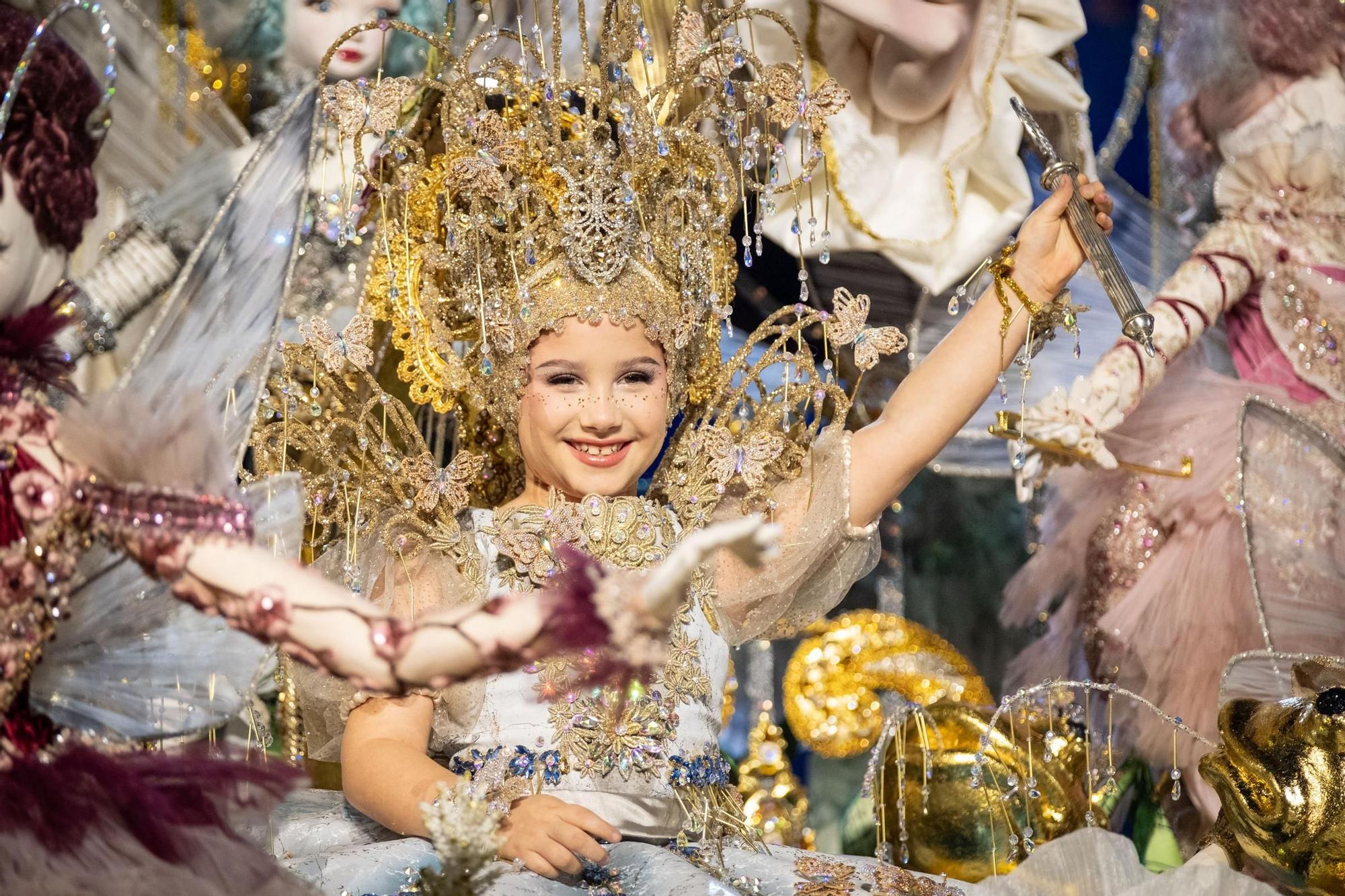Camila Dorta, nueva reina infantil del Carnaval de Santa Cruz de Tenerife