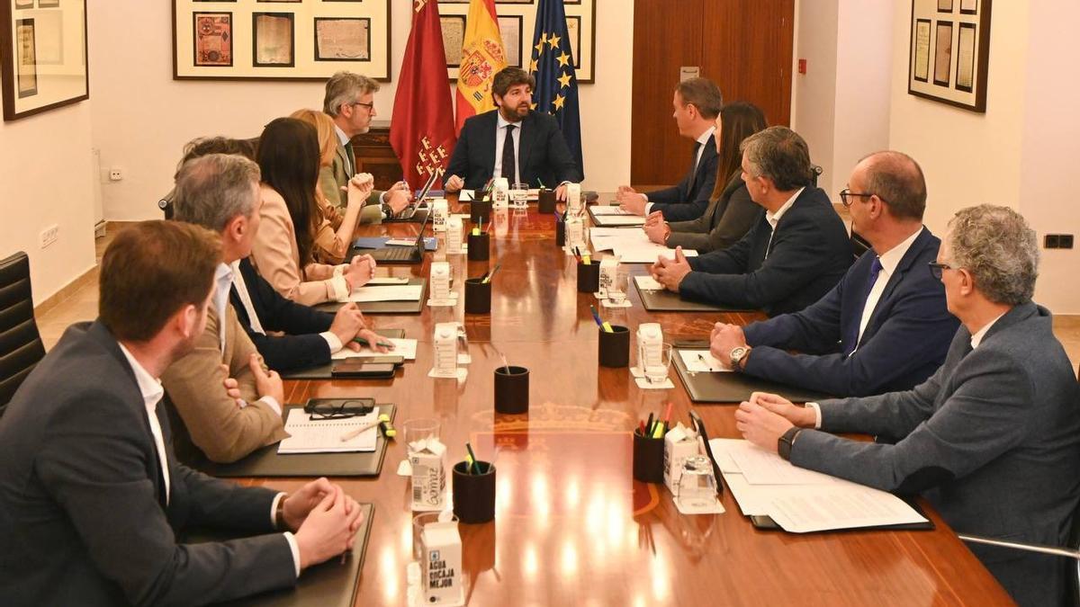 Consejo de Gobierno extraordinario celebrado este martes por la mañana en San Esteban.