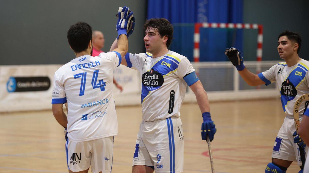 Cancela y Buruaga, en un partido del Compañía de María.