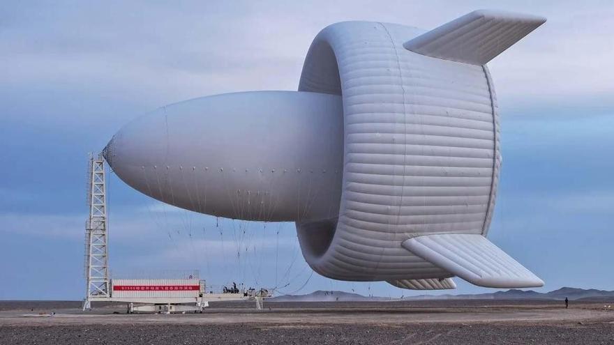 Así es la gigantesca turbina eólica voladora con que China revoluciona las energías limpias
