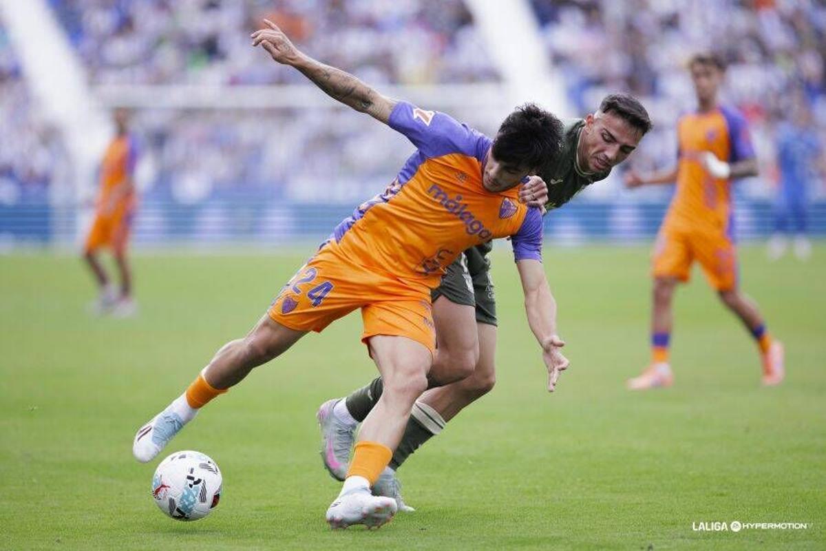 Encuentro jornada 10 LaLiga Hypermotion, entre Leganés y Málaga CF