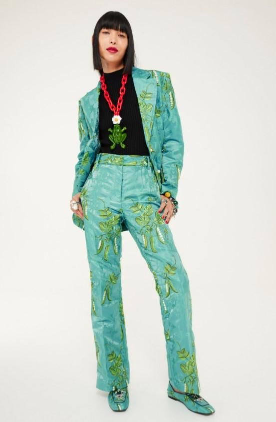 Pantalón turquesa de H&M