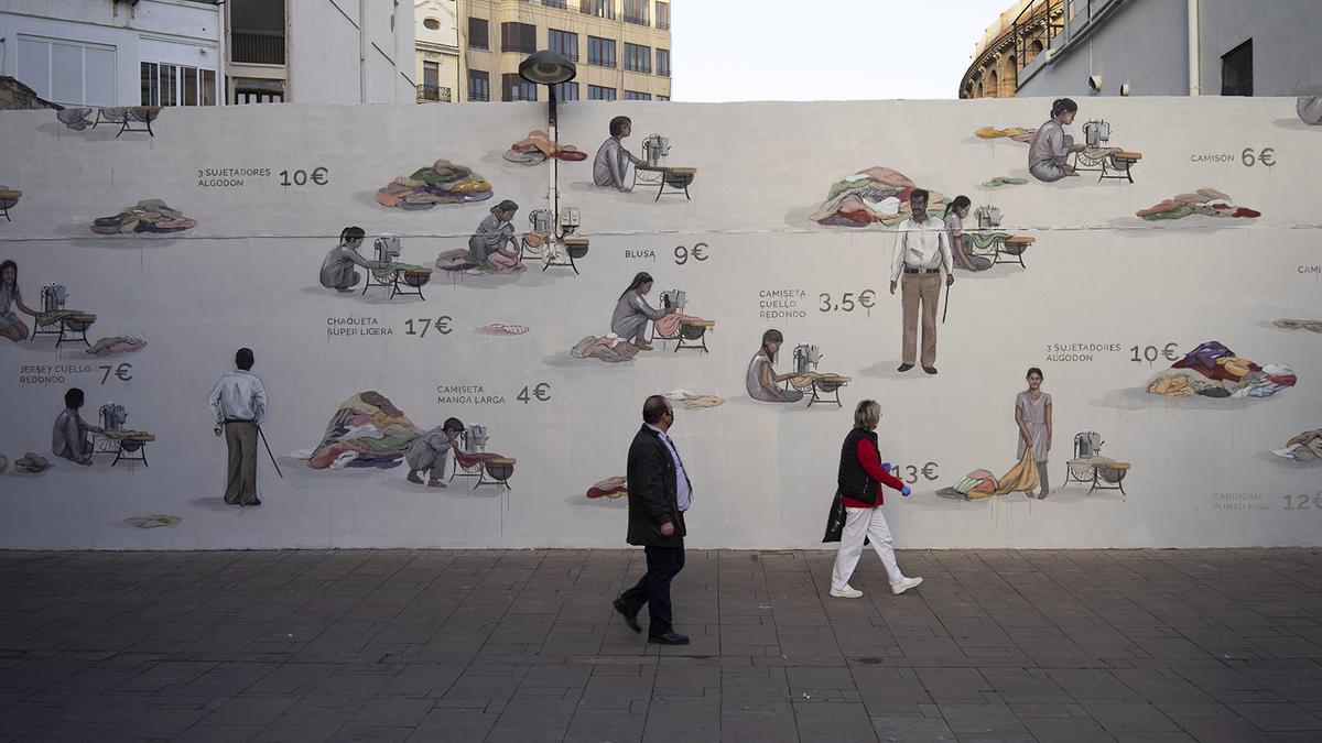 El mural de Escif en València.